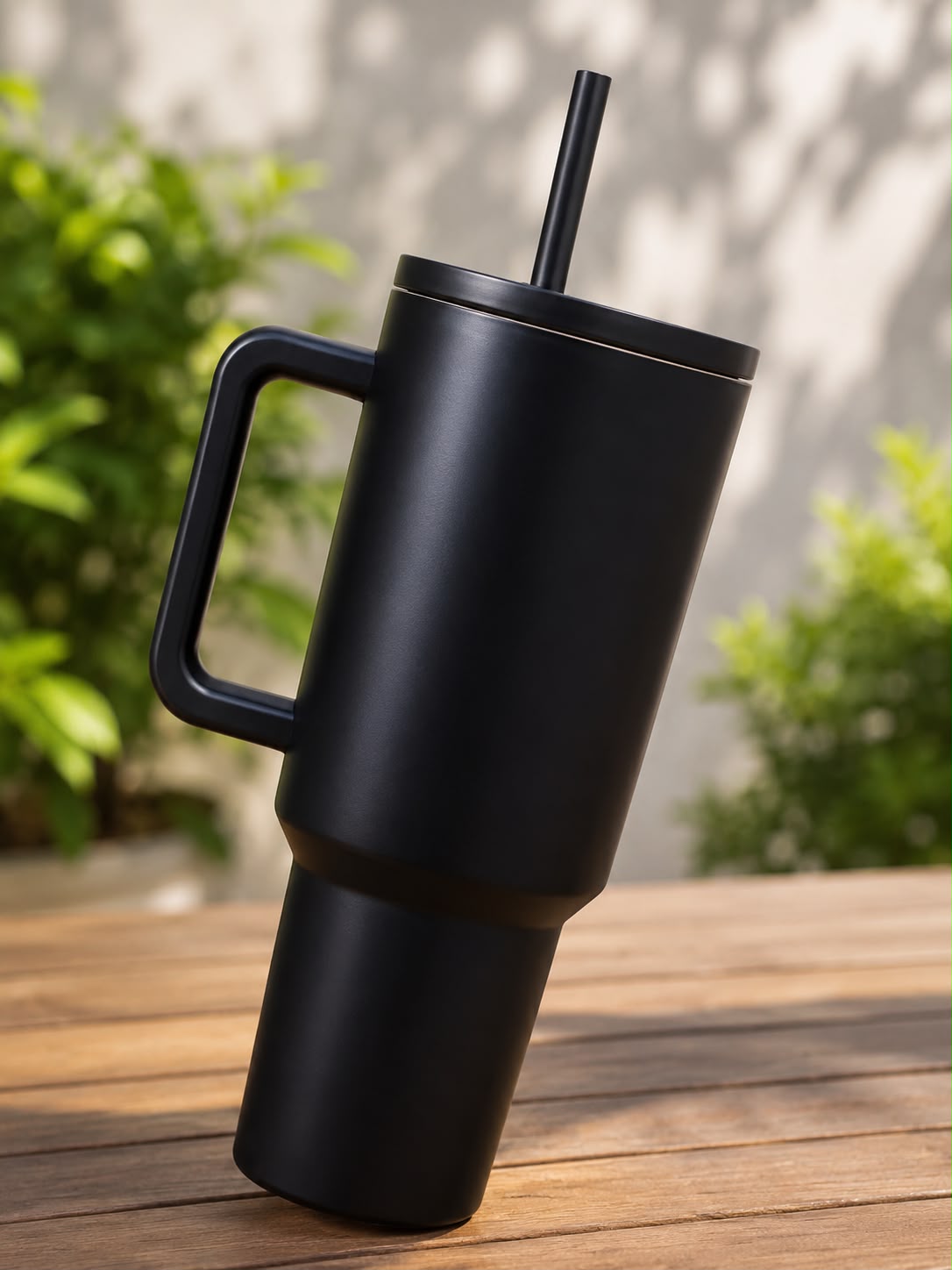 The Bottle Hub 1200ml Insulated Travel Tumbler with Handle & Straw