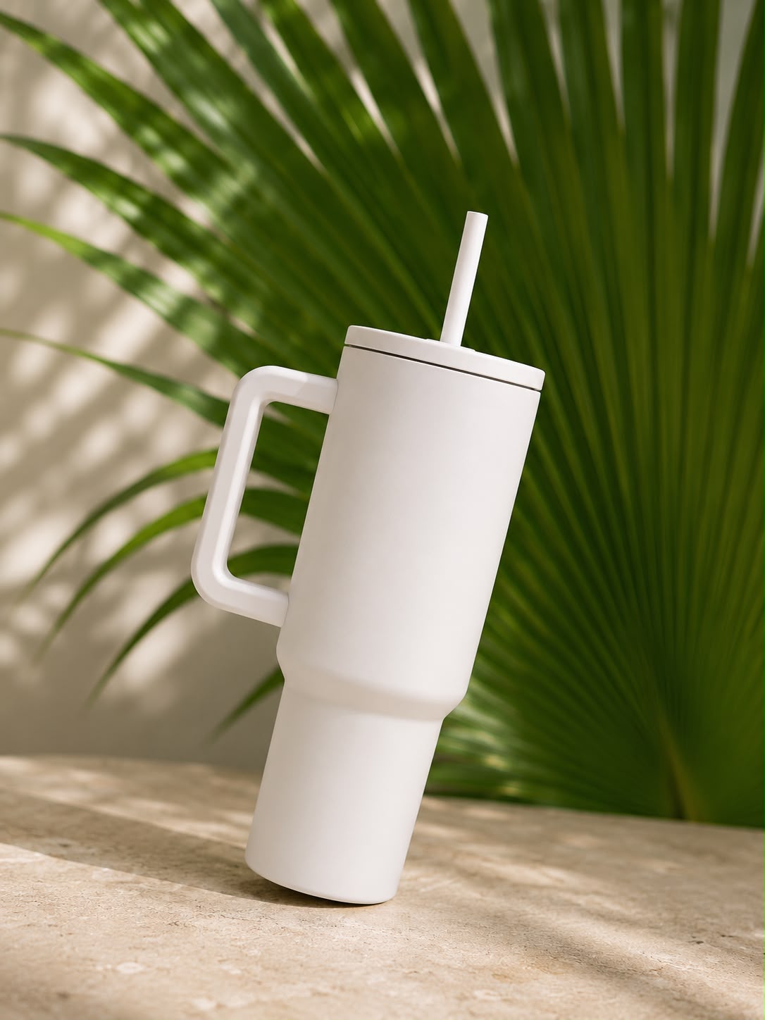 The Bottle Hub 1200ml Insulated Travel Tumbler with Handle & Straw